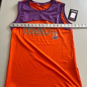 Phoenix Suns Orange and Purple Basketball Tank Top women several sizes NWT